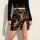 Fashion Split Side Mini Short Satin Skirt